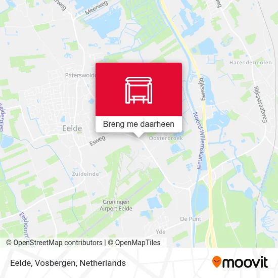 Eelde, Vosbergen kaart