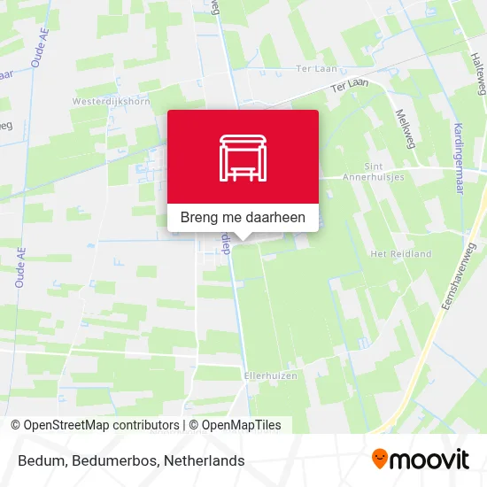 Bedum, Bedumerbos kaart