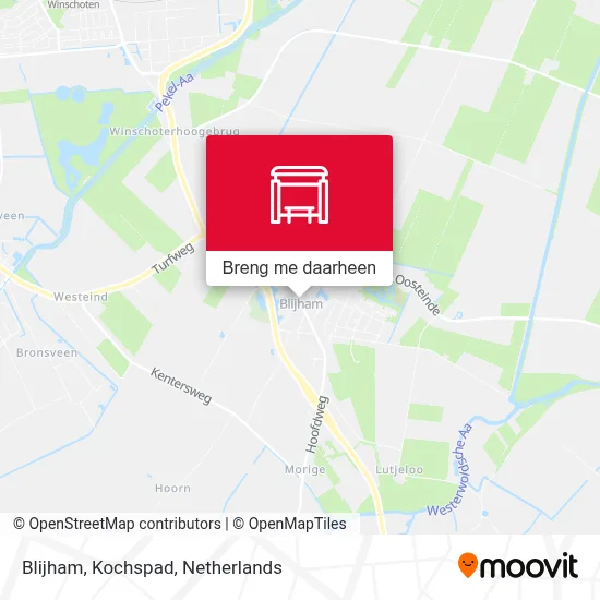 Blijham, Kochspad kaart