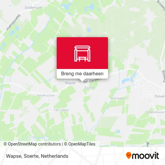 Wapse, Soerte kaart