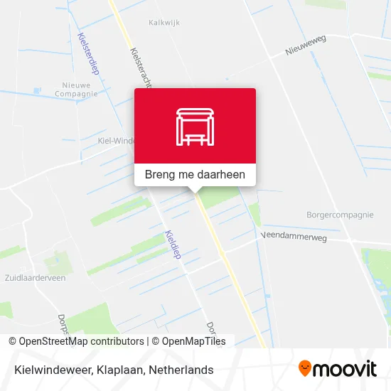 Kielwindeweer, Klaplaan kaart