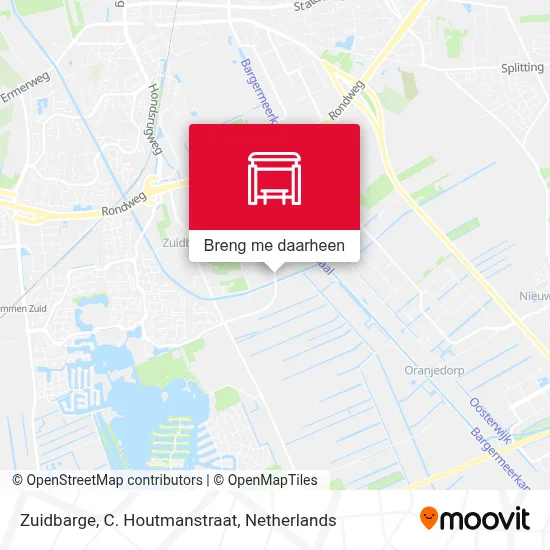 Zuidbarge, C. Houtmanstraat kaart