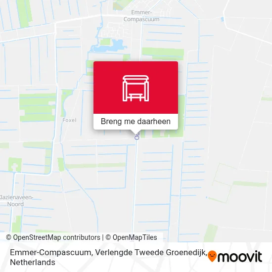 Emmer-Compascuum, Verlengde Tweede Groenedijk kaart