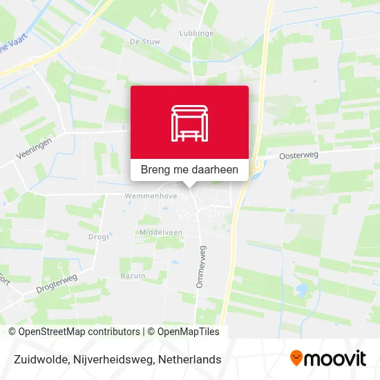 Zuidwolde, Nijverheidsweg kaart