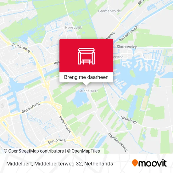 Middelbert, Middelberterweg 32 kaart