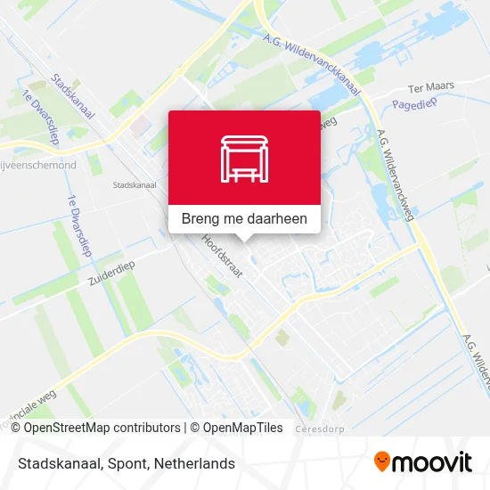 Stadskanaal, Spont kaart