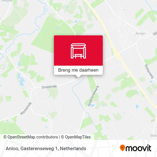 Anloo, Gasterenseweg 1 kaart