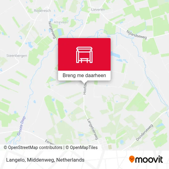 Langelo, Middenweg kaart