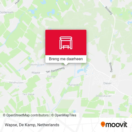 Wapse, De Kamp kaart