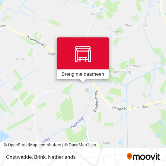 Onstwedde, Brink kaart