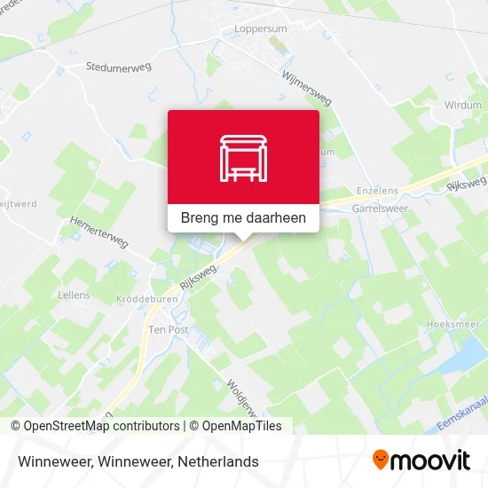 Winneweer, Winneweer kaart