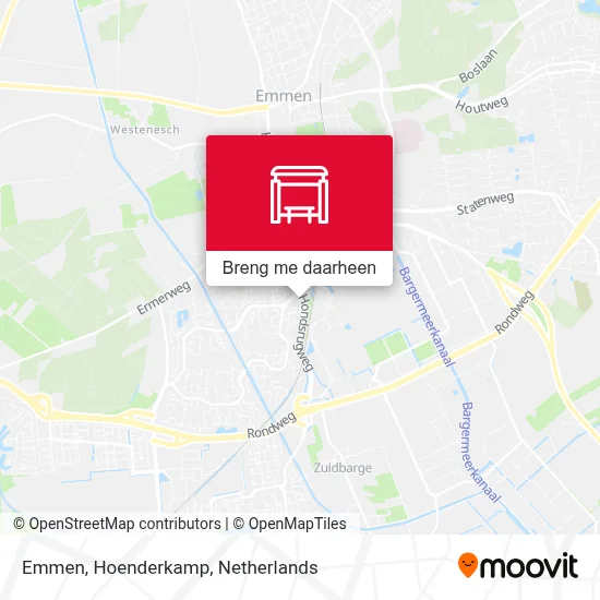 Emmen, Hoenderkamp kaart