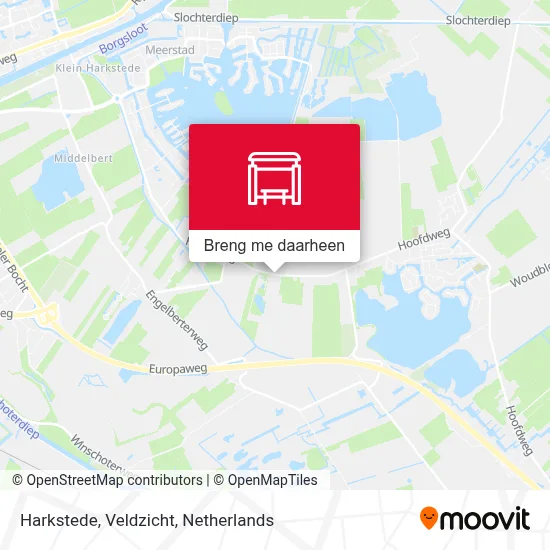Harkstede, Veldzicht kaart