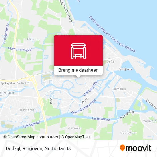 Delfzijl, Ringoven kaart