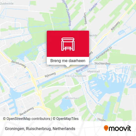Groningen, Ruischerbrug kaart