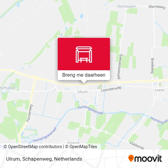 Ulrum, Schapenweg kaart