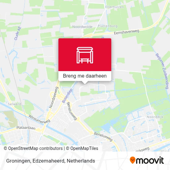 Groningen, Edzemaheerd kaart