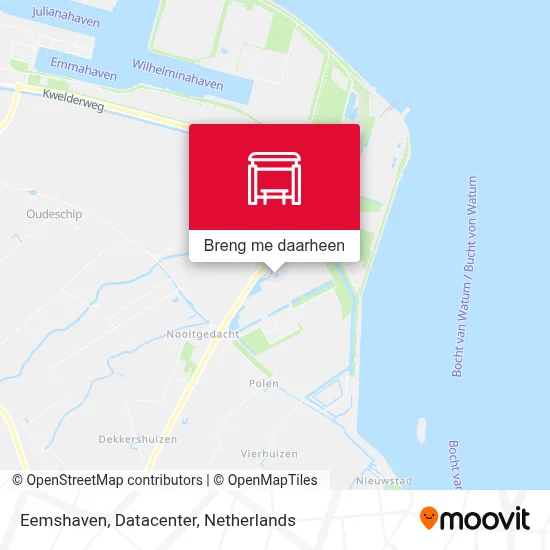 Eemshaven, Datacenter kaart