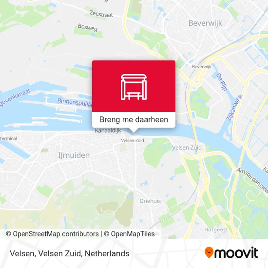Velsen, Velsen Zuid kaart