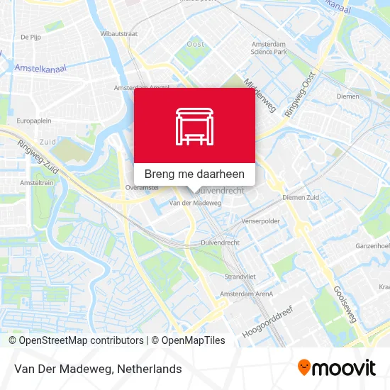 Van Der Madeweg kaart