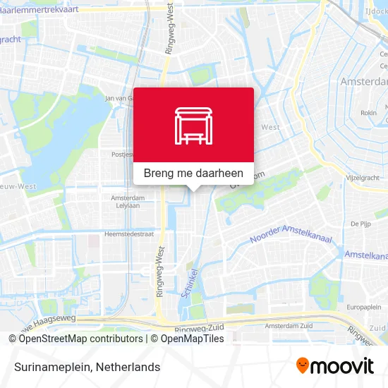 Surinameplein kaart