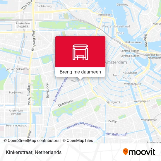 Kinkerstraat kaart