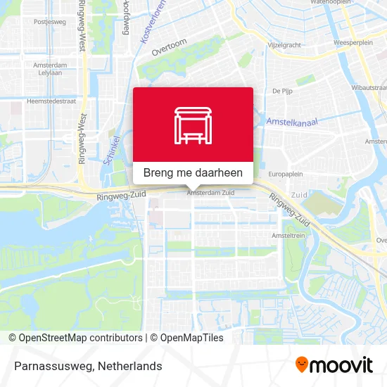 Parnassusweg kaart