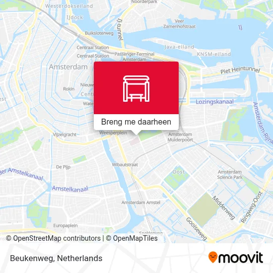 Beukenweg kaart