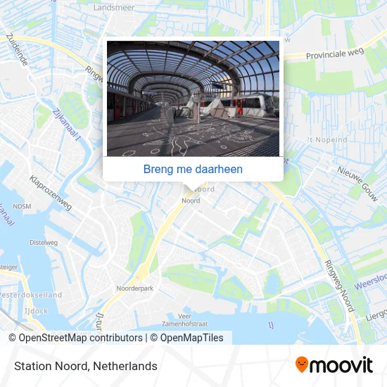 Station Noord kaart