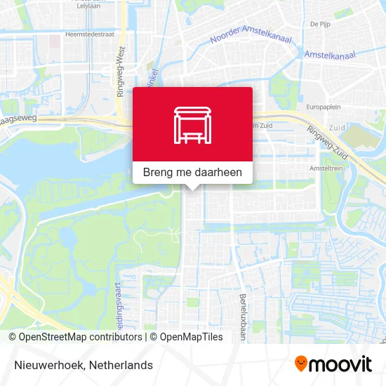 Nieuwerhoek kaart