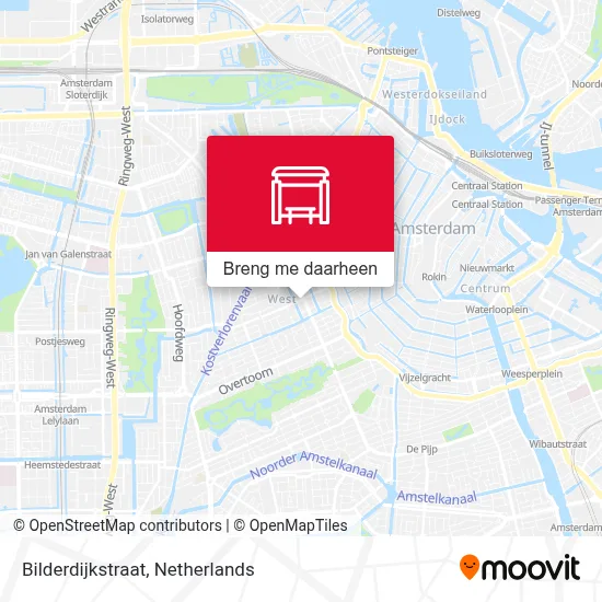 Bilderdijkstraat kaart
