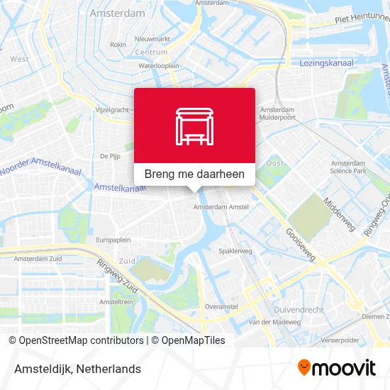 Amsteldijk kaart