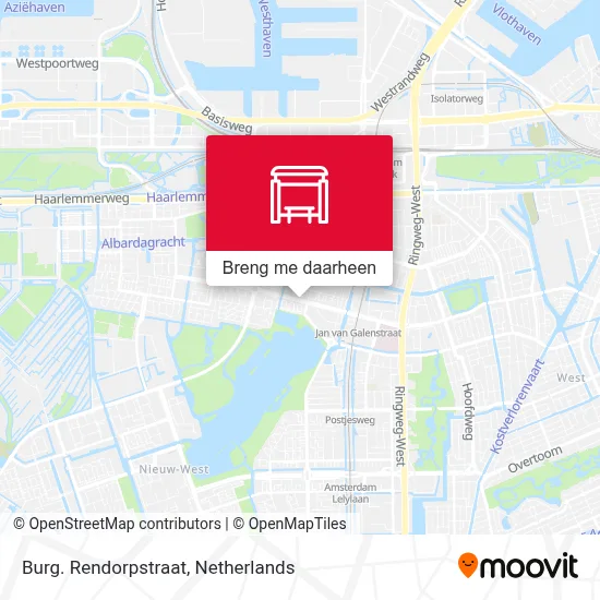 Burg. Rendorpstraat kaart