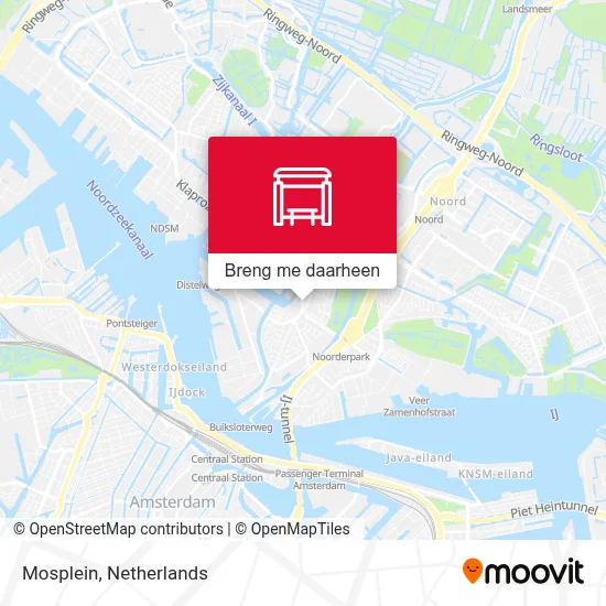Mosplein kaart