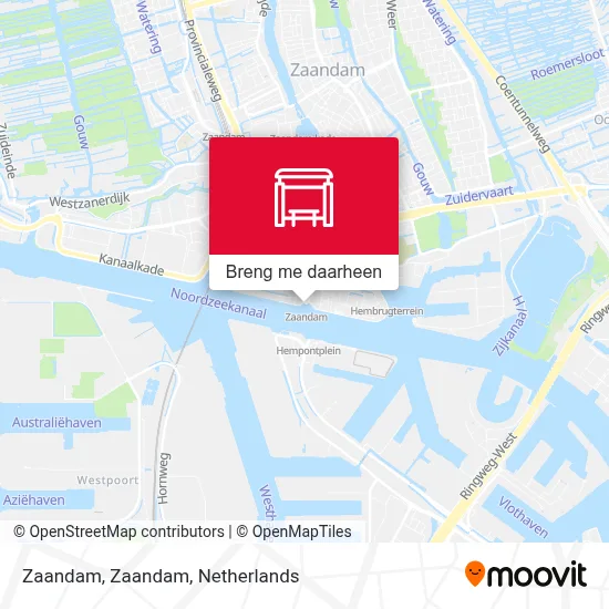 Zaandam, Zaandam kaart