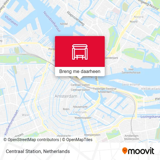 Centraal Station kaart