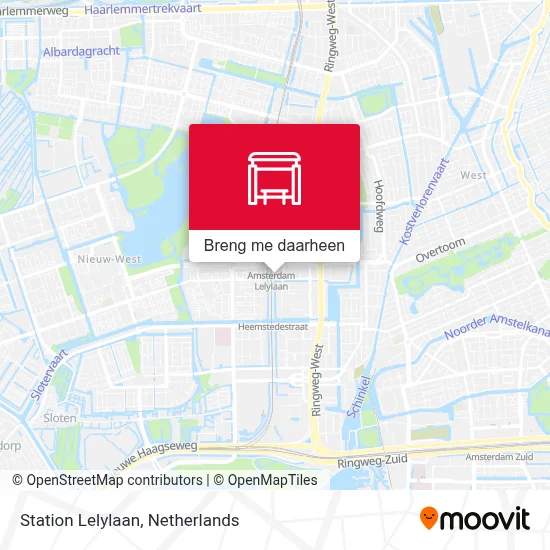 Station Lelylaan kaart