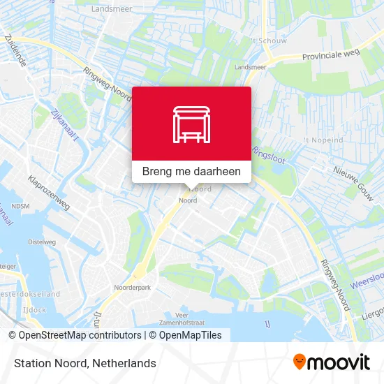 Station Noord kaart