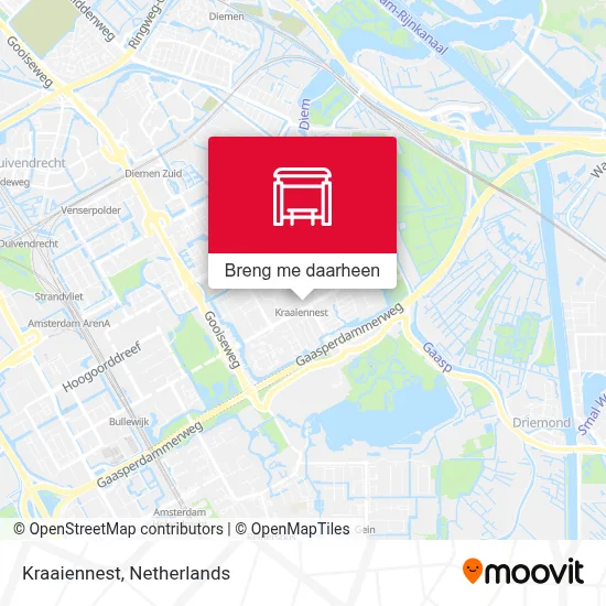 Kraaiennest kaart
