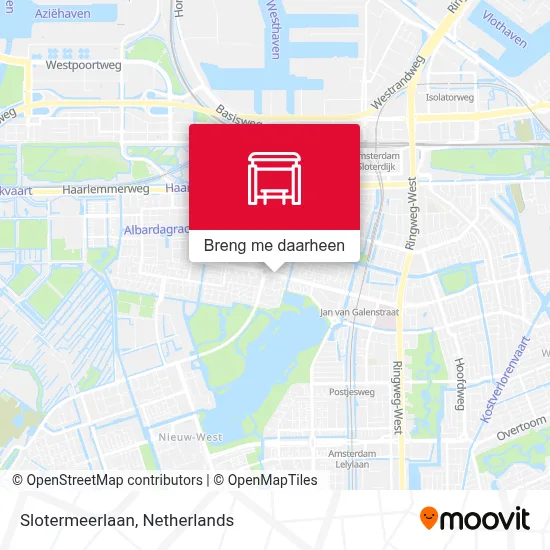 Slotermeerlaan kaart
