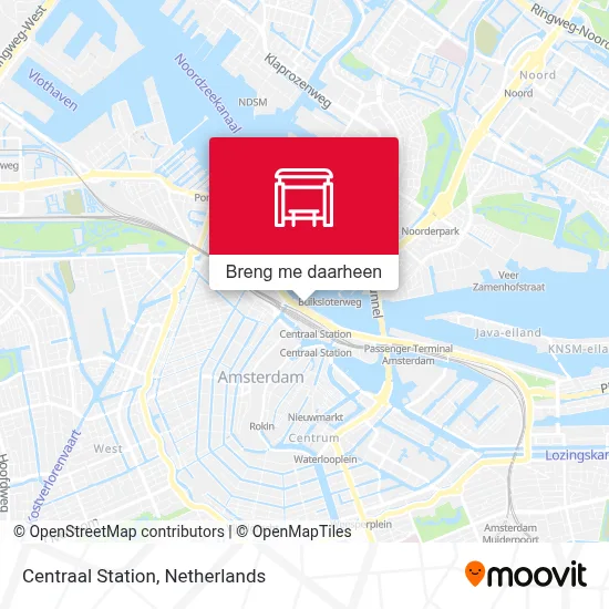 Centraal Station kaart
