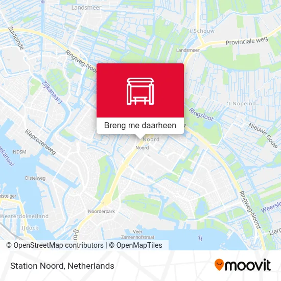 Station Noord kaart