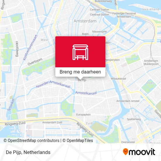 De Pijp kaart