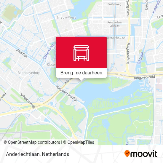 Anderlechtlaan kaart