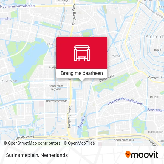 Surinameplein kaart