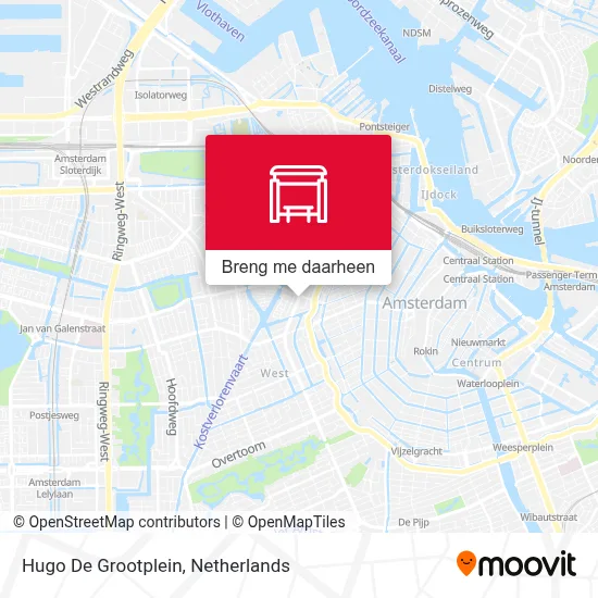 Hugo De Grootplein kaart
