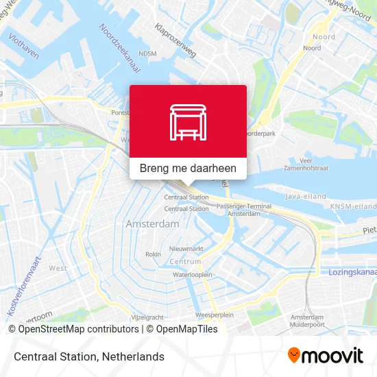 Centraal Station kaart
