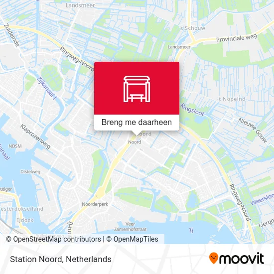 Station Noord kaart