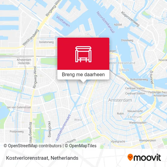 Kostverlorenstraat kaart