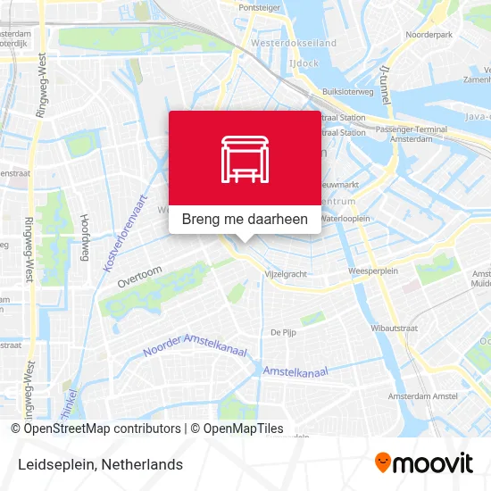 Leidseplein kaart